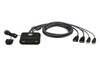 Aten CS22HF-AT 2-Port USB FHD HDMI Cable KVM CS22HF-AT