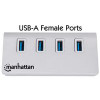 Manhattan 163767 Usb-A 4-Port Hub. 4X Usb-A 163767