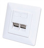 Intellinet 771900 Socket-Outlet 2 X Rj-45 White 771900