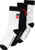 Death Note Ry Splash Crew Socks 3 Pack Male 43/46 Multicolour CR126363DTH-43/46