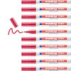edding 751 Paint marker Red Box of 10 EDD751002