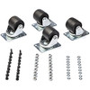 Startech.Com Heavy Duty Casters for Server Racks Cabinets - Set Of 4 Universal M RKCASTER2