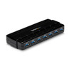 Startech.Com 7 Port Superspeed Usb3 Hub With Adapter ST7300USB3B