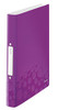 Leitz Wow Ring Binder Polypropylene 2 O-Ring A4 25Mm Rings Purple Pack 10 425700 42570062