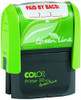 Colop Green Line P20 Self Inking Word Stamp Paid By Bacs 35X12mm Red Ink C144837BAC