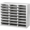 Fellowes Literature Organiser 24 Compartments Grey 25041 25041 Fellowes Literature Organiser 24 Compartments Grey 25041 25041