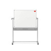Nobo Basic Mobile Non Magnetic Melamine Whiteboard Aluminium Frame 1200X900mm 19 1905239