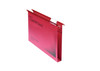 Rexel Crystalfile Classic Foolscap Suspension File Manilla 30Mm Red Pack 50 7062 70622