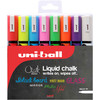 Uni-Ball Chalk Marker Bullet Tip Medium Assorted Colours Pack 8 153494341