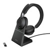 Jabra Evolve2 65 USB-A UC Stereo Headset with Charging Stand EVOLVE265UCSTEREOSTANDA