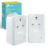 Tp-Link TL-PA4010P KIT V2 Av600 10/100 Powerline Adapter Kit Ac Pass Throug TL-PA4010P KIT