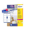 Avery Laser Parcel Label 99X67.7Mm 8 Per A4 Sheet White Pack 2000 Labels L7165-2 L7165-250