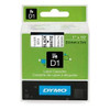 Dymo 53713 24mm x 7m Black on White Tape 53713 Dymo 53713 24mm x 7m Black on White Tape 53713