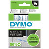 Dymo 45014 12mm x 7m Blue on White Tape 45014 Dymo 45014 12mm x 7m Blue on White Tape 45014