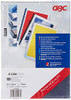 GBC CE012080F HiClear A4 200 Micron Clear Binding Cover Pack of 100 CE012080F