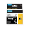 Dymo 18484 19mm Black on White Tape 18484 Dymo 18484 19mm Black on White Tape 18484