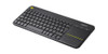 Logitech K400 Plus Black Wireless Touch Keyboard  Layout LOGITECH-K400-PLUS-UK