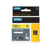 Dymo 18490 12mm x 3.5m Black On Yellow Flexible Nylon Tape 18490