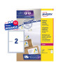 Avery Laser Parcel Label 199.6X143.5Mm 2 Per A4 Sheet White Pack 200 Labels L716 L7168-100