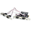 Startech.Com 4 Port Native Pcie Rs232 Serial Card PEX4S553