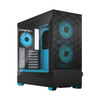Fractal Design Pop Air Rgb Tempered Glass Cyan Core Tower Pc Case FD-C-POR1A-02