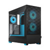 Fractal Design Pop Air Rgb Tempered Glass Cyan Core Tower Pc Case FD-C-POR1A-02