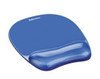 Fellowes 91141 Crystal Gel Mousepad Wrist Support Blue 91141