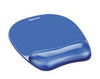 Fellowes 91141 Crystal Gel Mousepad Wrist Support Blue 91141