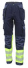 Beeswift Deltic Hi-Vis Two-Tone Trousers Saturn Yellow / Navy Size 32T HVTT080SYN32T