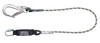 Msa 1.8M Kernmantle Energy Absorbing Lanyard Chrome Size 1.8M MSA10185614