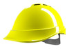 Msa V-Gard 200 Vented Safety Helmet Hi Vis Yellow MSAGV6A1HY