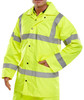 Beeswift Hi-Vis Lightweight Jacket Saturn Yellow Size S TJ8SYS