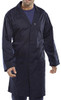 Beeswift Poly Cotton Warehouse Coat Navy Blue Size 44 PCWCN44
