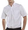 Beeswift Oxford Shirt Short Sleeve White Size 16 OXSSSW16