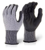 Beeswift Pu Coated Cut Level 5 Gloves Black Size M KSPU5M