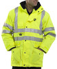 Beeswift Elsener Hi-Vis 7-In-1 Jacket Bodywarmer Waterproof Saturn Yellow XXL 7IN1SYXXL