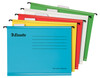 Esselte Pendaflex A4 Reinforced Suspension File Card V Base Assorted Colours Pac 93042