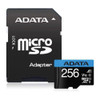 Adata 256Gb Premier Micro Sdxc Card With Sd Adapter Uhs-I Class 10 With A1 AUSDX256GUICL10A1-RA1
