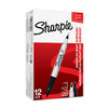Sharpie S0811100 Twin Tip Black Pens Box of 12 S0811100