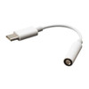 Akasa Usb Type-C Male To 3.5Mm Jack Female Adapter 10Cm White AK-CBCA27-10WH