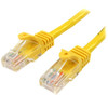 Startech.Com 2M Yellow Snagless Cat5e Patch Cable 45PAT2MYL