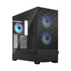 Fractal Design Pop Air Rgb Tempered Glass Mid Tower Black Clear Tint Atx Pc Case FD-C-POR1A-06