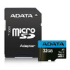 Adata 32Gb Premier Micro Sd Card With Sd Adapter Uhs-I Class 10 With A1 App AUSDH32GUICL10A1-RA1