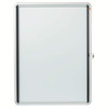 Nobo Premium Plus Outdoor Lockable Magnetic Whiteboard Display Case Aluminium Fr 1902580