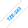 Brother TZE243 Tape Blue on White 18mm TZE243