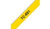 Brother TC691 Gloss Lami 9mm. Black/Yellow TC691