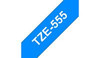 Brother TZE555 Tape White on Blue 24mm TZE555