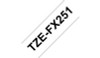 Brother TZEFX251 Tape Black on White 24mm TZEFX251