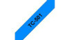 Brother TC501 Gloss Laminat 12mm. Black/Blue TC501