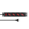 Lanview LVR-2MIT-SW-IT4 1U 10 " 4 port Type F/J LVR-2MIT-SW-IT4